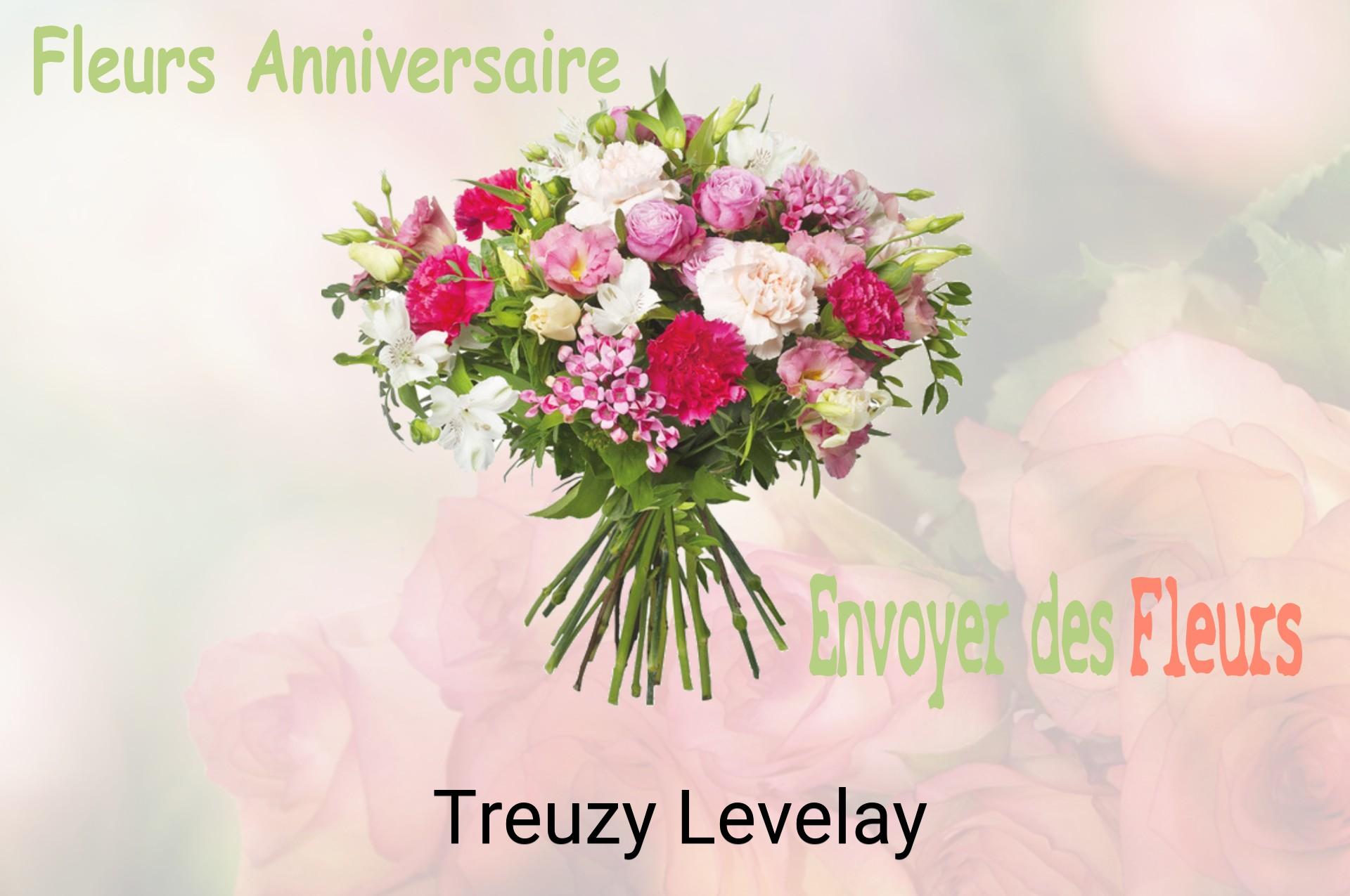 Bouquet de fleurs d’anniversaire livré à Treuzy-Levelay